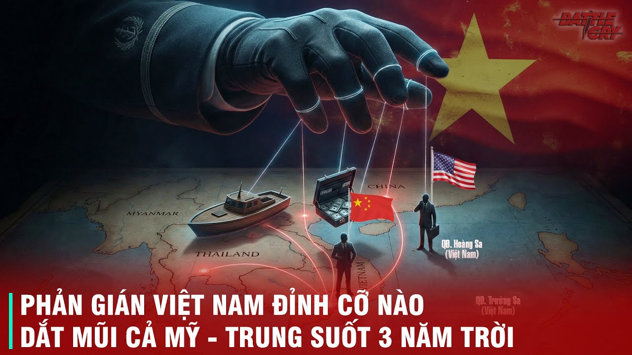 CÚ LỪA THẾ KỶ: PHẢN GIÁN VIỆT NAM DẮT MŨI MỸ TRUNG NHƯ TRẺ CON, TỰ DÂNG 143 TẤN VŨ KHÍ TRONG 3 NĂM