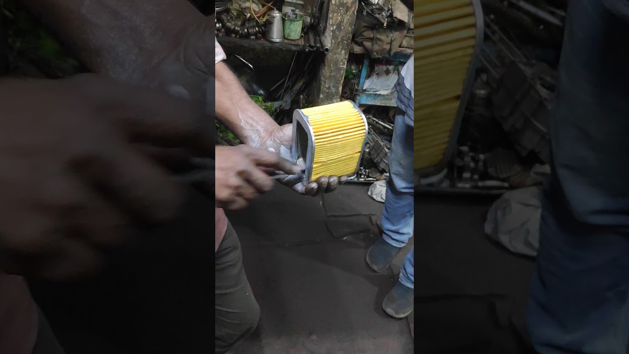 DIY Yamaha RD 350 air filter
