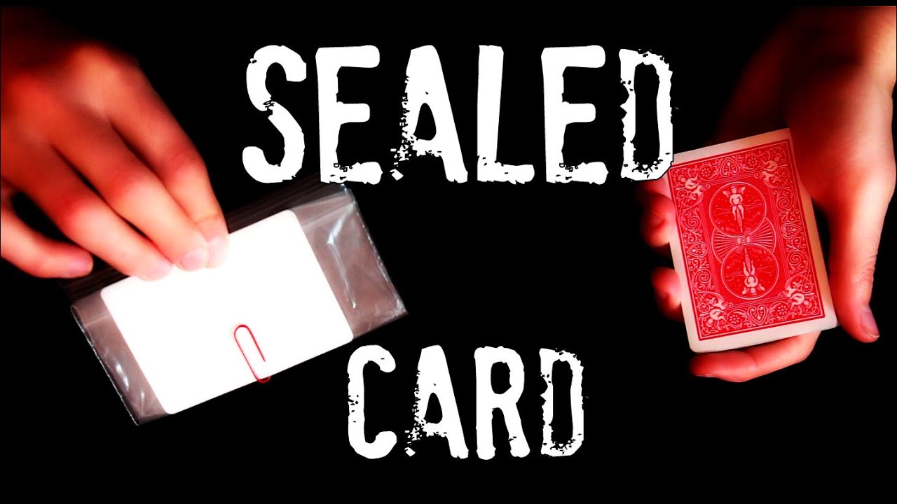 Sealed Card - Amazing card trick REVEALED!
