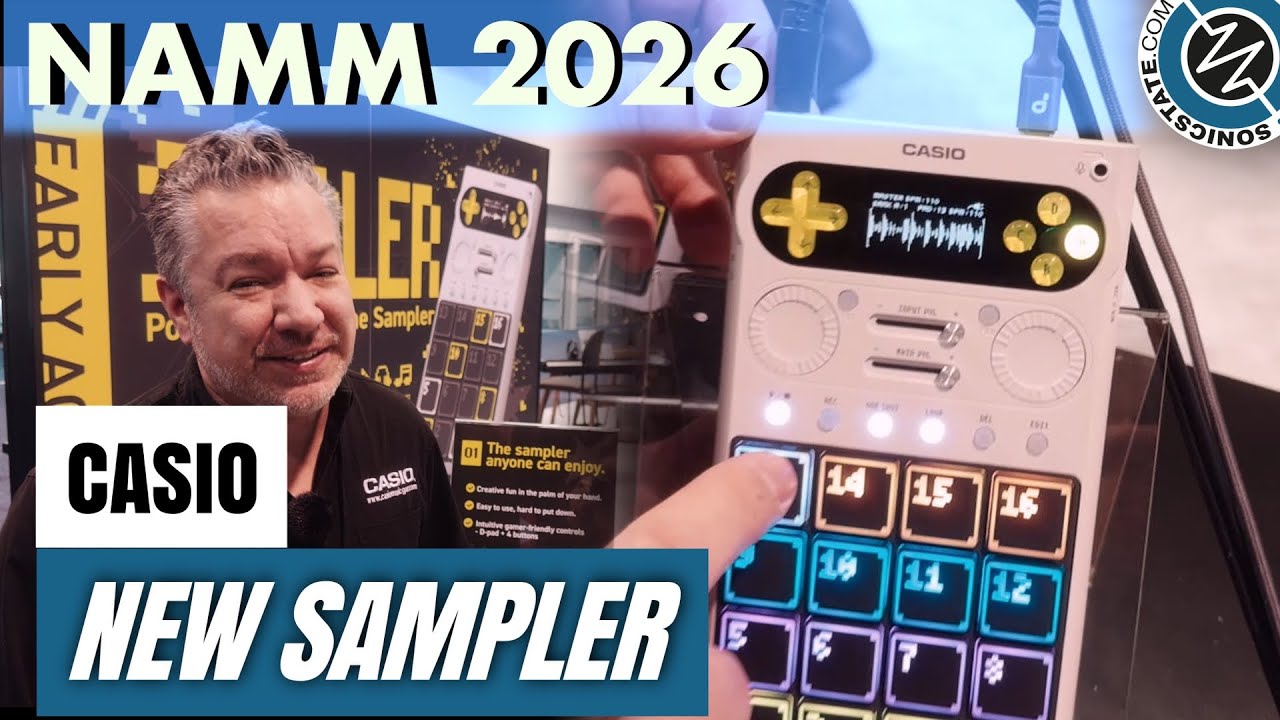 CASIO  Standalone Sampler - NAMM 26