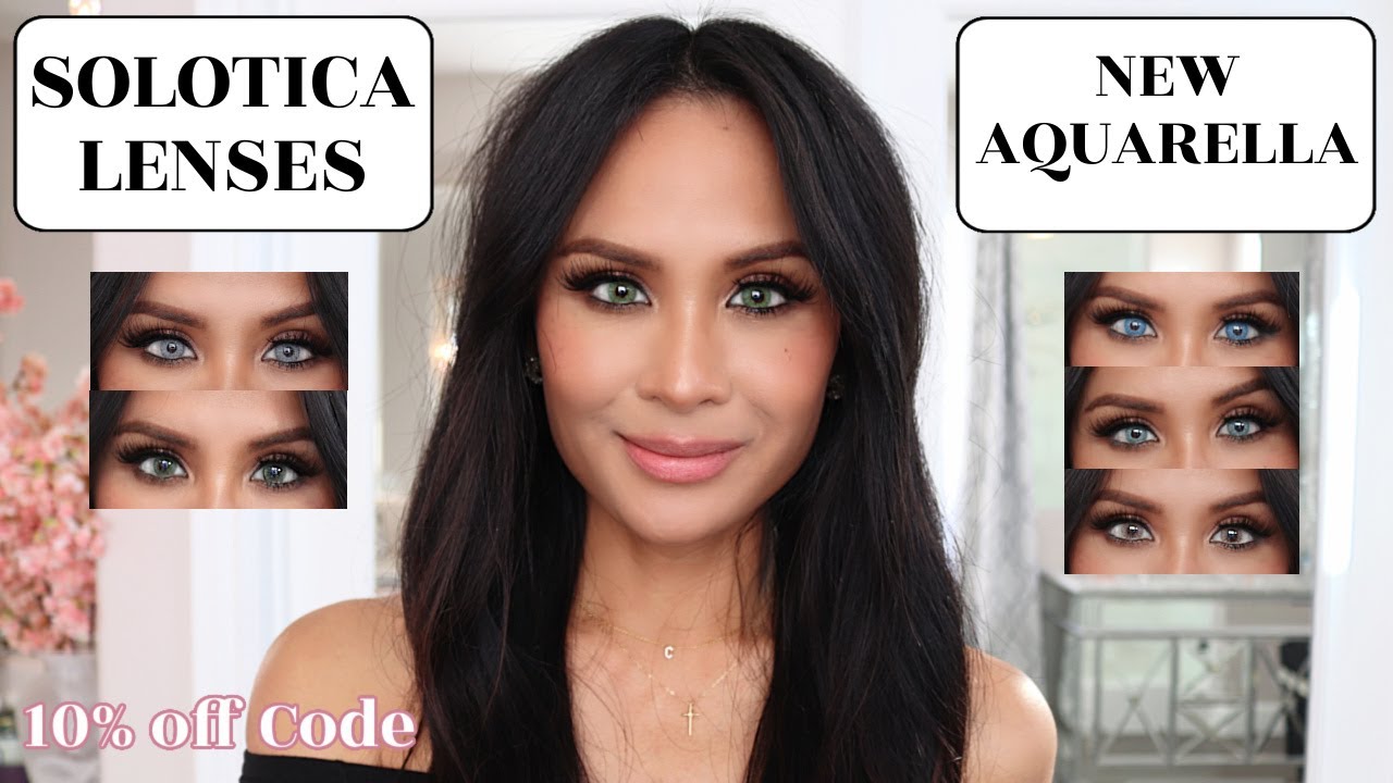 SOLOTICA LENSES REVIEW | NEW SOLOTICA COLORS | COLORED CONTACTS FOR DARK BROWN EYES