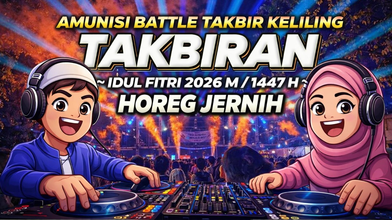 DJ TAKBIRAN 2026 FULL BASS JERNIH CEK SOUND HOREG AMUNISI BATTLE TAKBIR KELILING IDUL FITRIH 2026