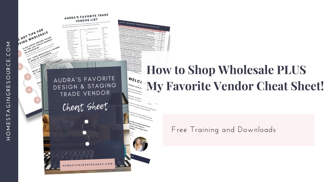 Hot Tips for Shopping Wholesale at the Las Vegas Market PLUS My Favorite Trade Vendor Cheat Sheet💗