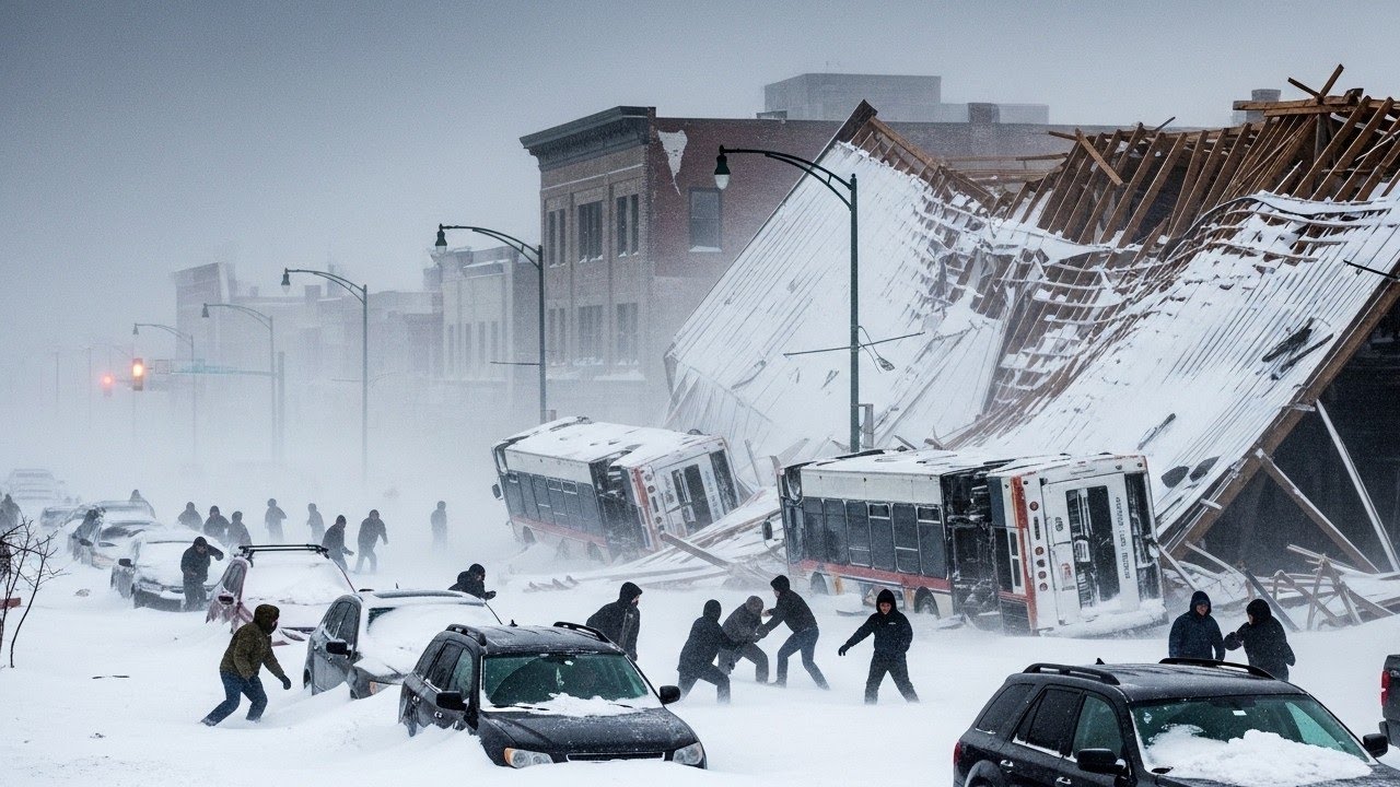 Historyczna zamieć śnieżna w Green Bay w 2026 r.: ponad 76 cm śniegu, eksplozje, unieruchomione s...