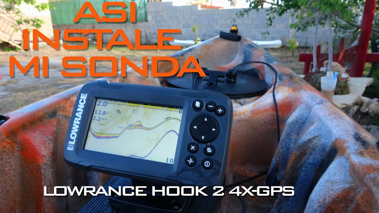 Como INSTALAR una SONDA en un KAYAK SIN PERFORAR el CASCO
