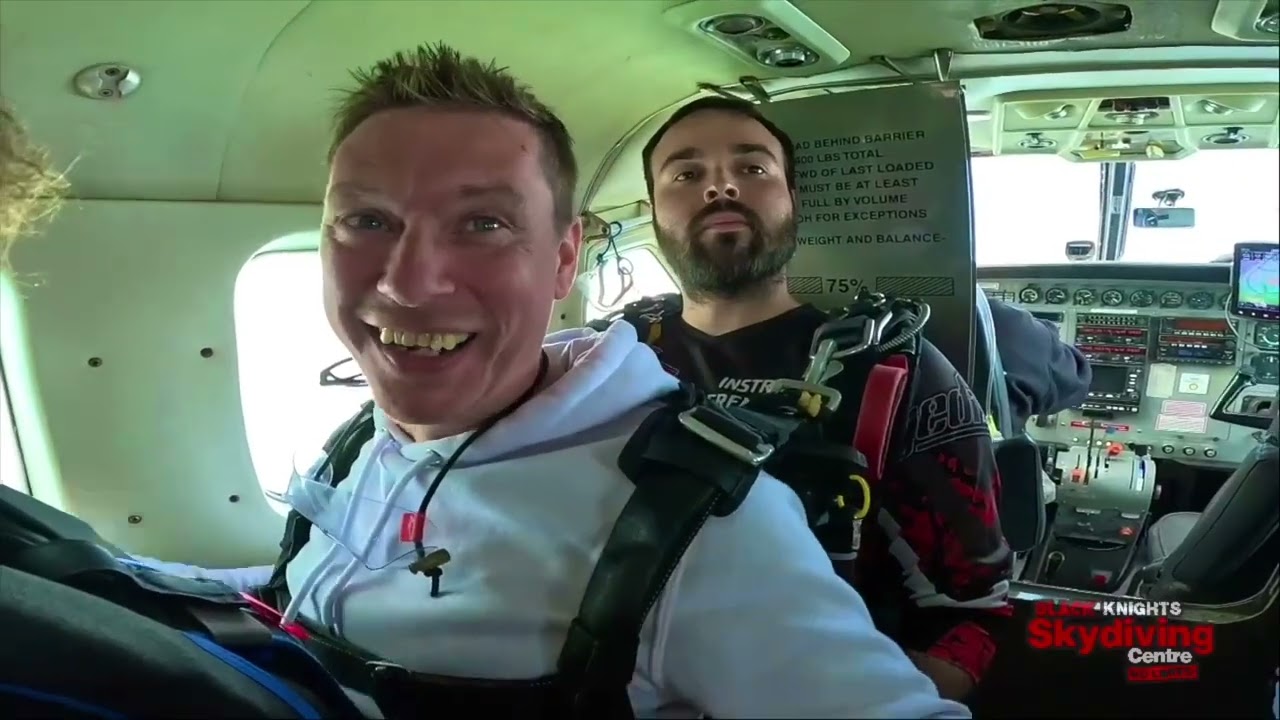 FreeFall SkyDive With The Black Knights At 15,000ft