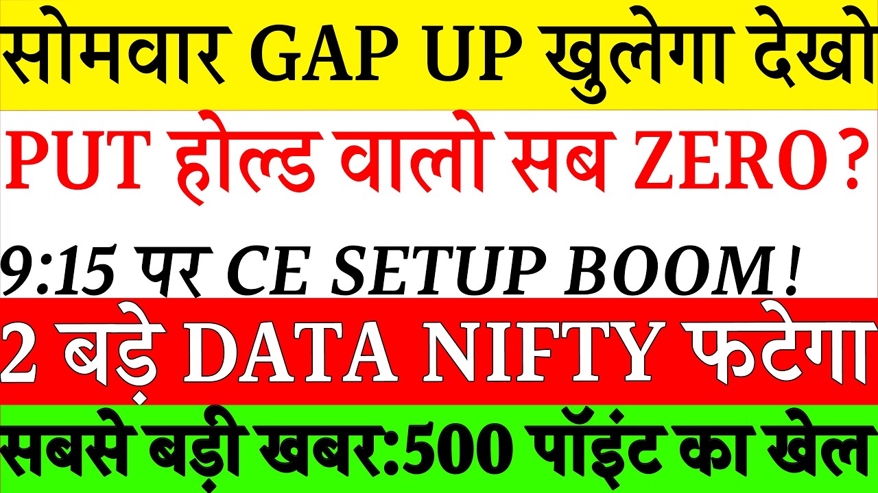 Tomorrow's Market Analysis | Nifty Prediction | FII DII Data Prediction | Bank Nifty Analysis