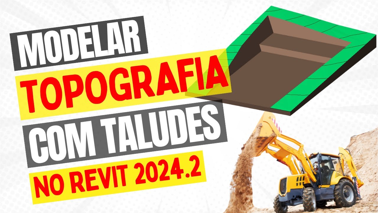 MODELAR TOPOGRAFIA COM TALUDES NO REVIT 2024.2