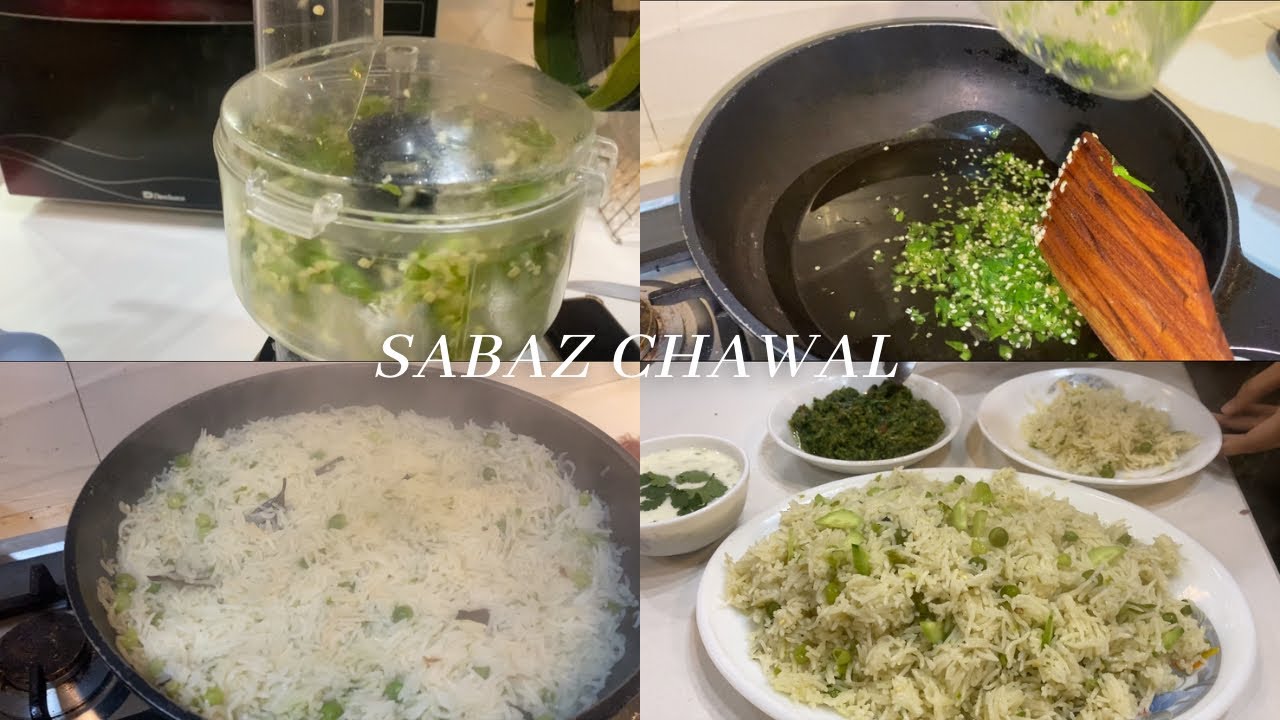 Sabaz chawal bnayei aaj🍚 | Rice Recipe 