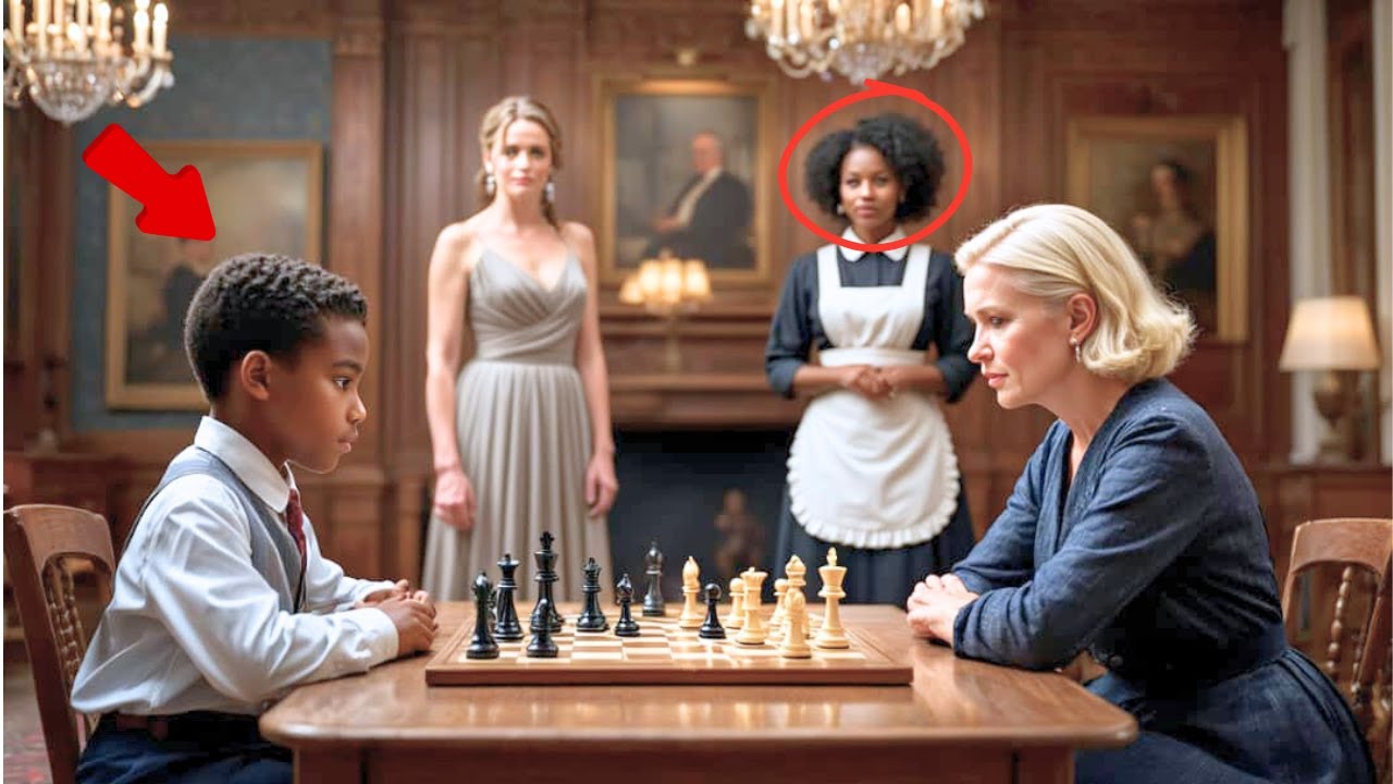 MILLIONAIRE INVITES BLACK MAID SON TO PLAY CHESS AS A JOKE - SHE DIDN'T KNOW HE IS A CHESS PRODIGY