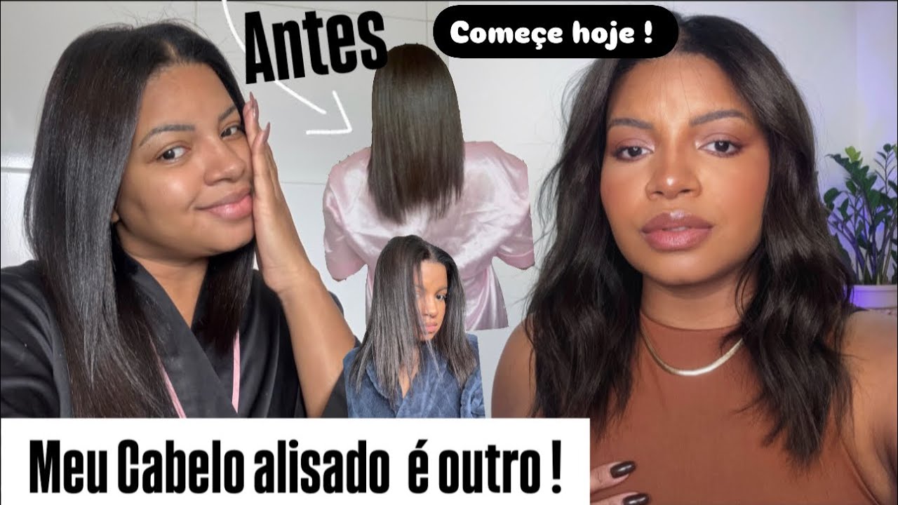 5 COISAS na ROTINA CAPILAR ALISADA que MUDARAM MEU CABELO em 2025 e VAI MUDAR o SEU❗️