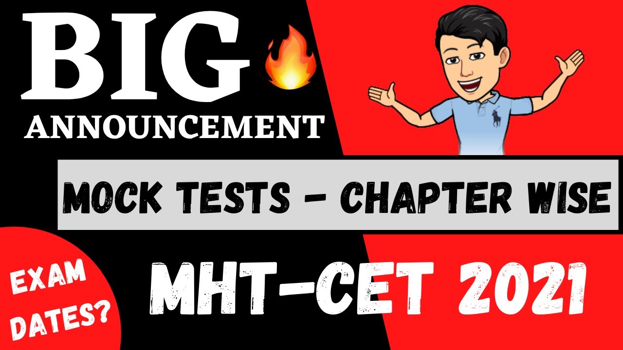 MHT-CET 2021 🔥 Mock Tests / Test Series for MHT CET 2021 [Chapter Wise] 🤩 Boards Preparation 🔥