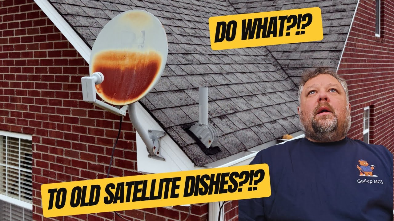 Here's what you do with an old satellite dish!