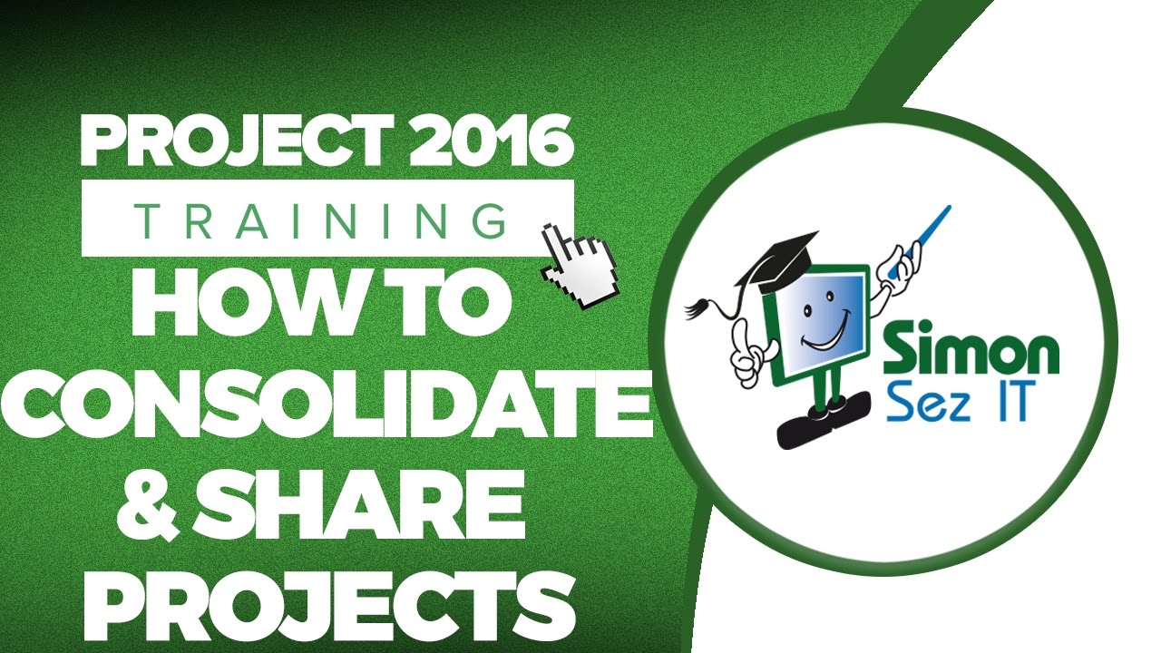 How to Consolidate Projects and Share Resources in Microsoft Project 2016