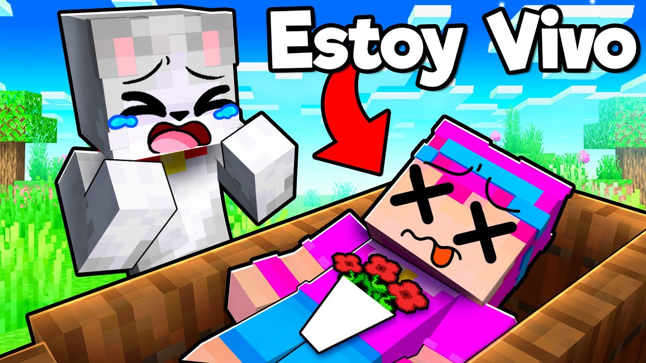 Fingí Mi Muerte para Trolear a Mis Amigos en Minecraft!