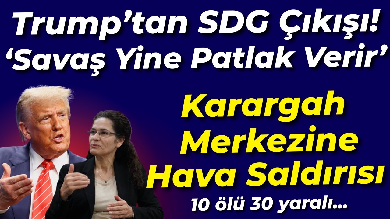 Trump'tan Kürtler ve Ahmed Şara çıkışı: Onu ben getirdim! Karargah merkezine hava saldırısı...