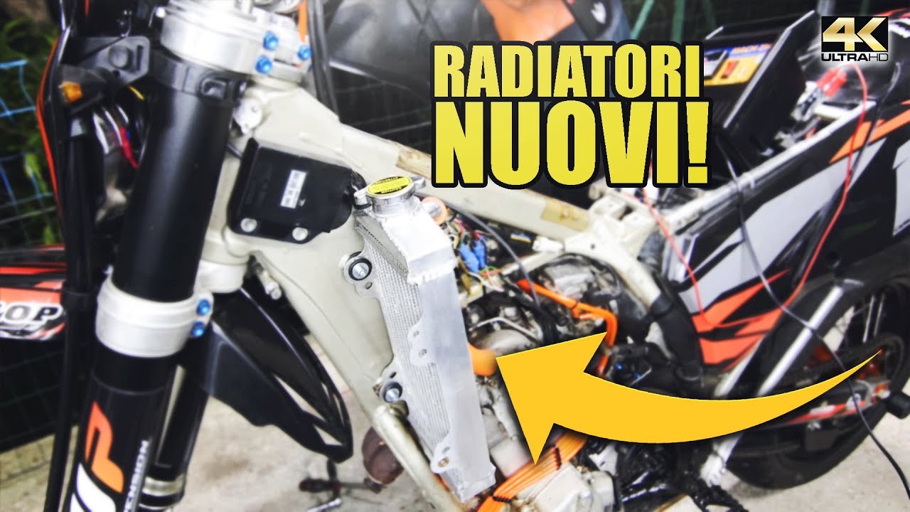RADIATORI KTM PIEGATI!? Cambio Radiatori KTM 450 EXC 2003 - CARICAMENTE RACING ITALIA