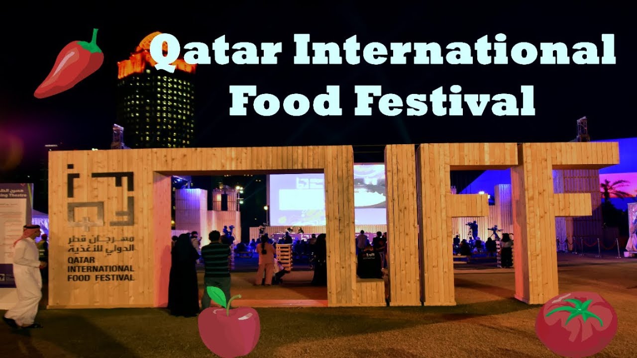 Qatar International Food Festival 2018. Fireworks ending