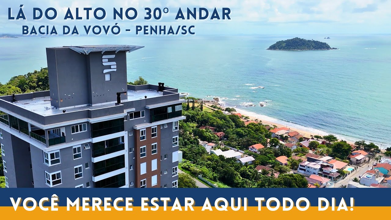MORAR AQUI VAI SER BEM FÁCIL - COBERTURA DUPLEX EM PENHA SC