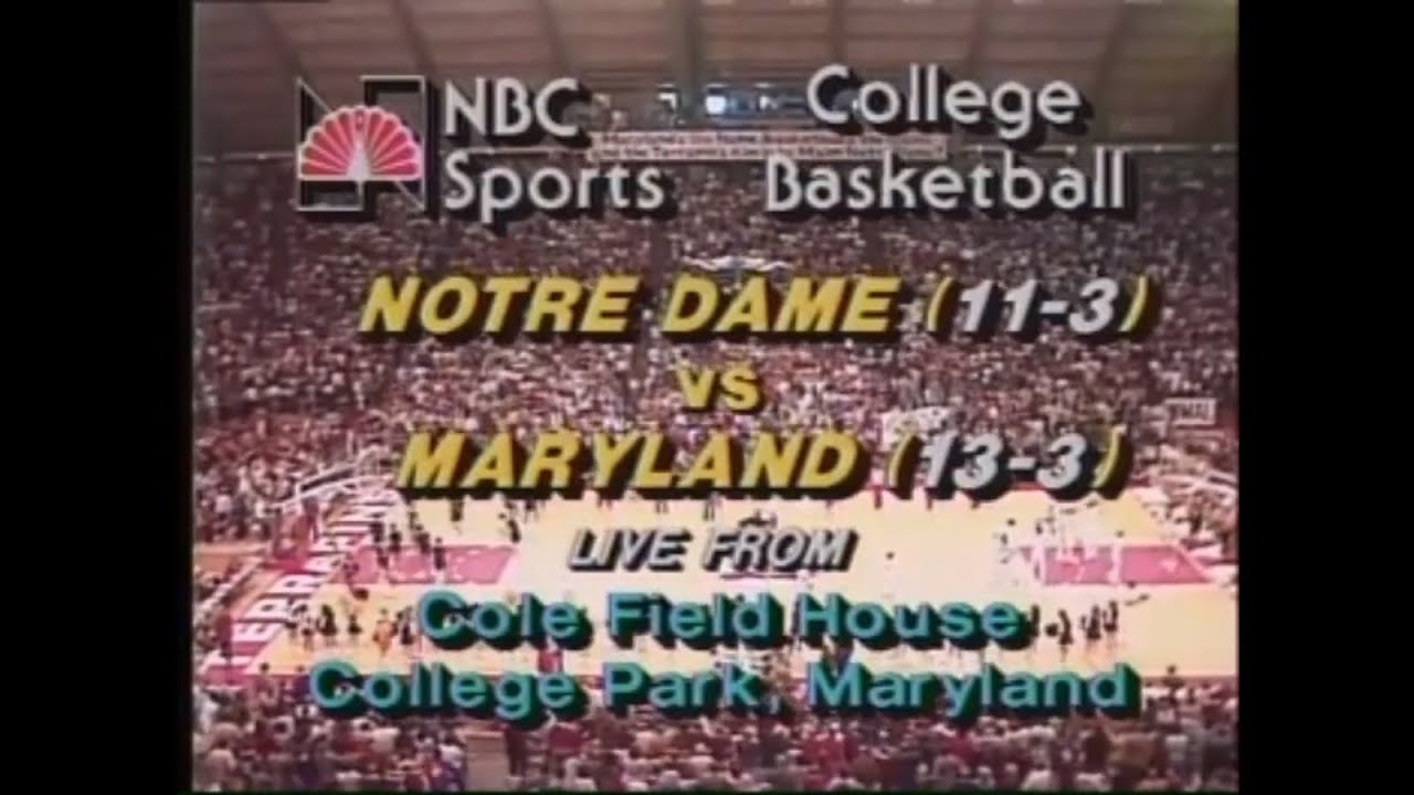 Jan 1981 - Notre Dame Fighting Irish at Maryland Terrapins (NBC)