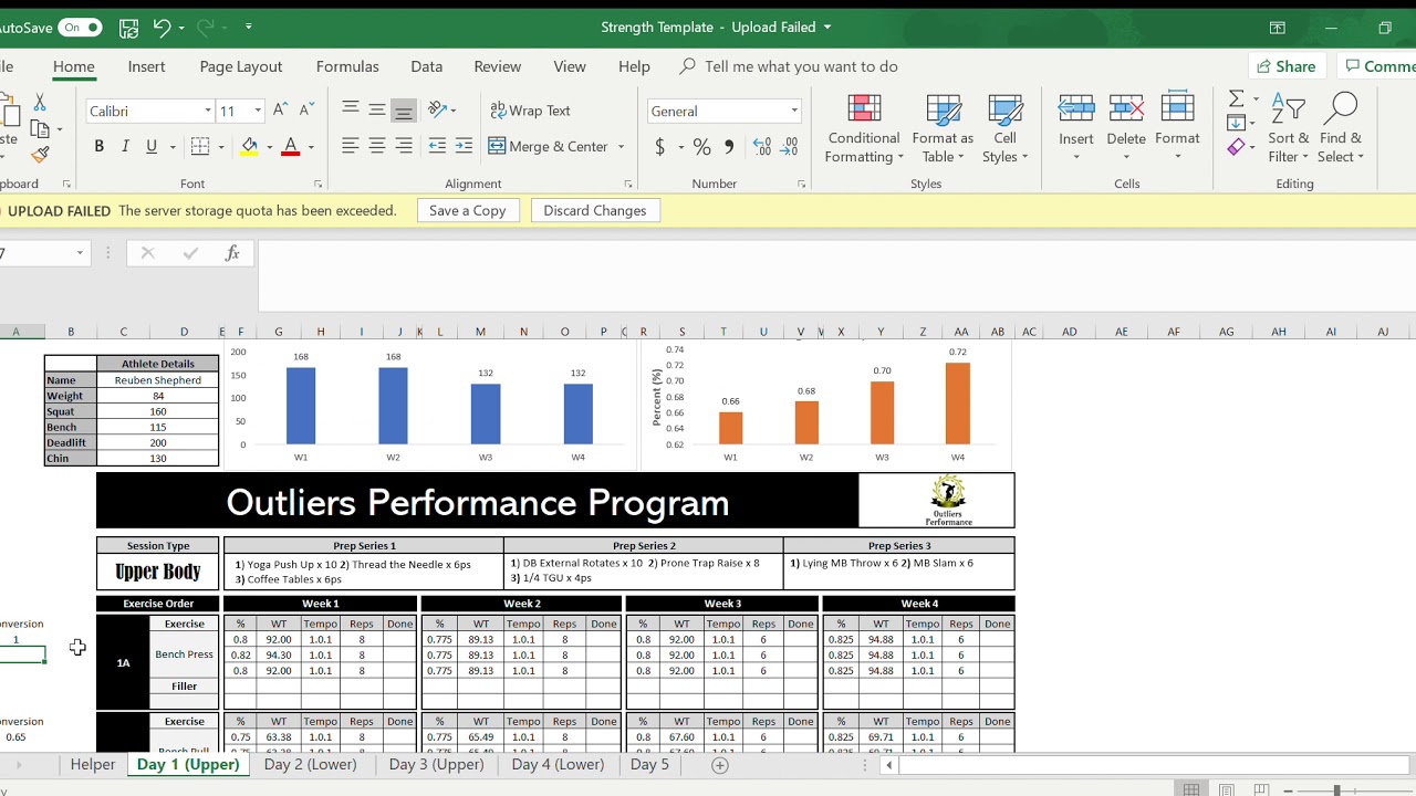 Free Resource Strength Template Tutorial