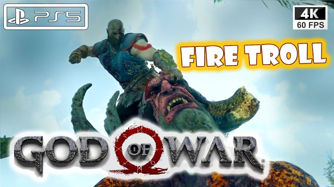 This Fire Troll Is Massive | Kratos vs Brenna Daudi PS5 4K