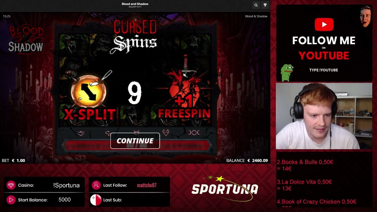 NEW BLOOD & SHADOW BIG WIN ON CURSED SPINS / New No Limt City Slot