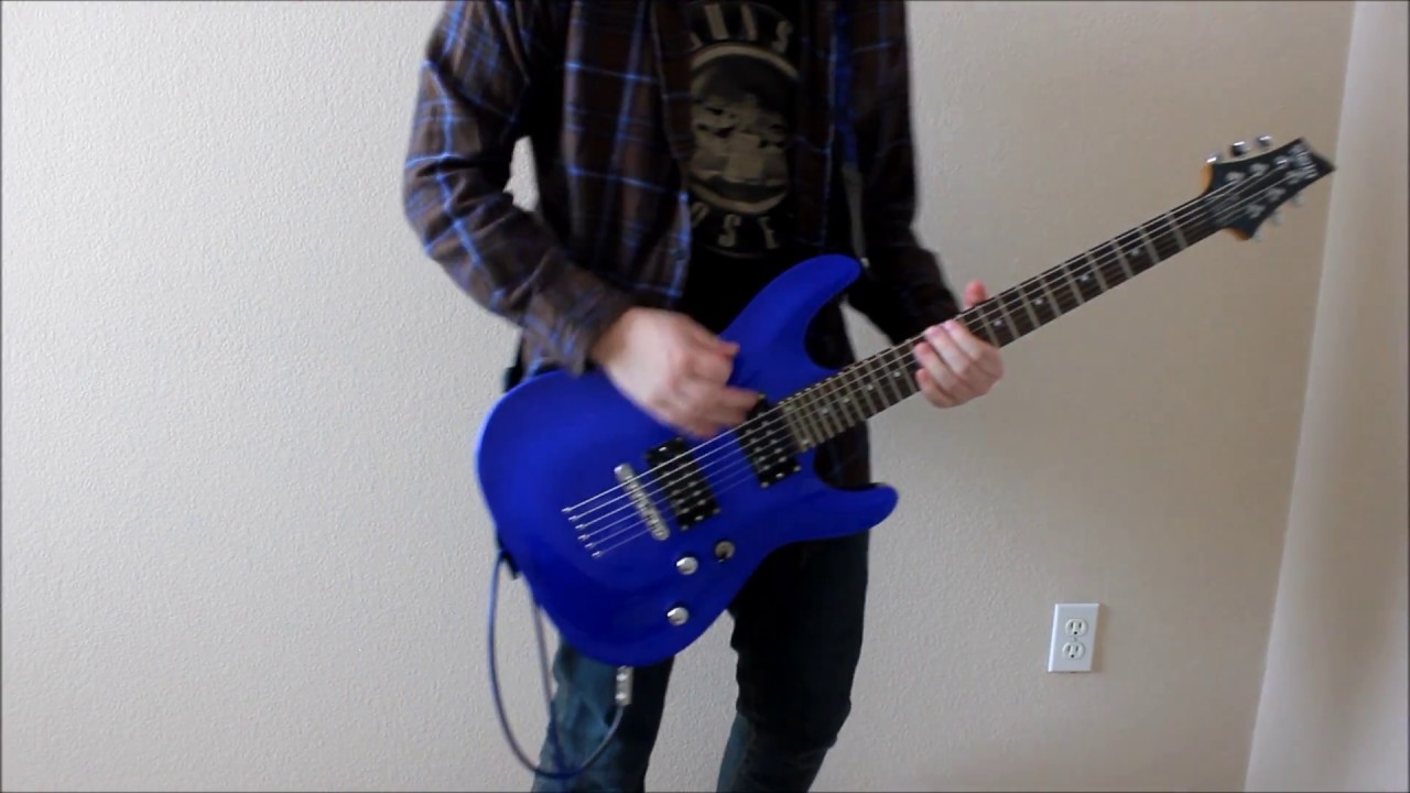 Skillet - Undefeated - Guitar cover (With added solo)