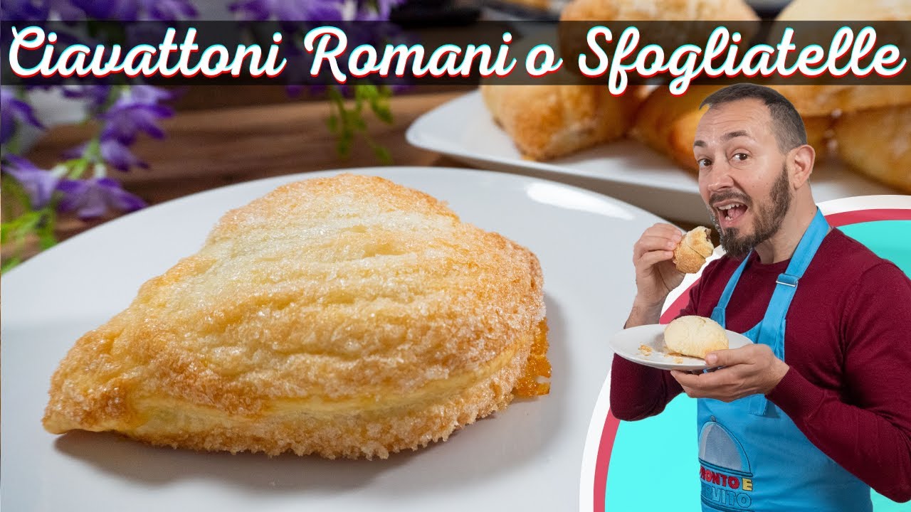 Ciavattoni Romani di pasta sfoglia o Sfogliatelle Romane