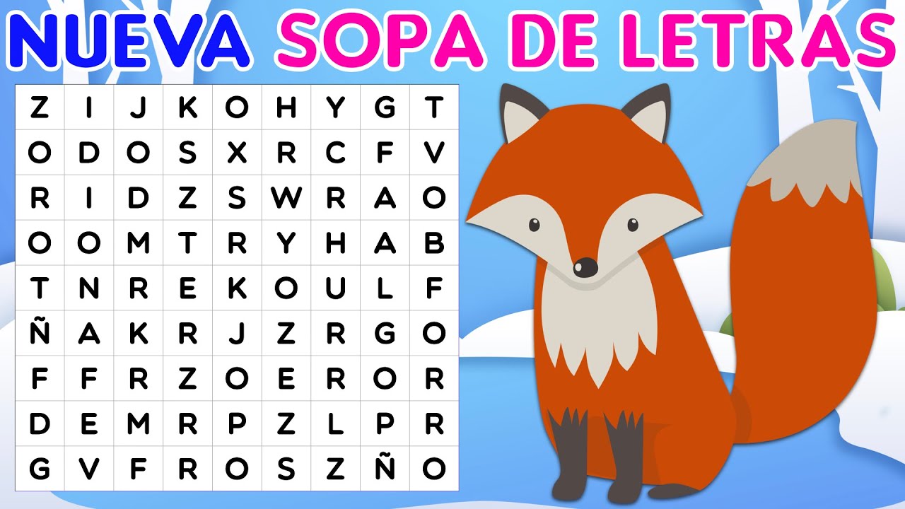 Sopa de Letras | JUEGOS VISUALES | Mente Maestra