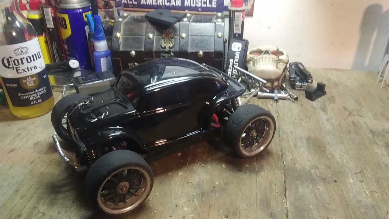 wltoys a959b VW body/brushless build