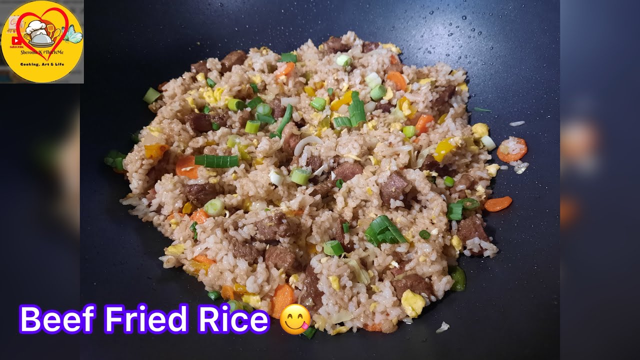 Beef Frued Rice for #dinner #delicious #cooking 
