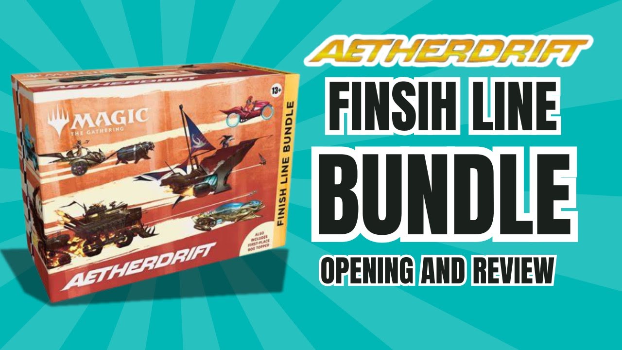 Unboxing Magic: The Gathering Aetherdrift Finish Line Bundle Box – Collectors & Play Boosters