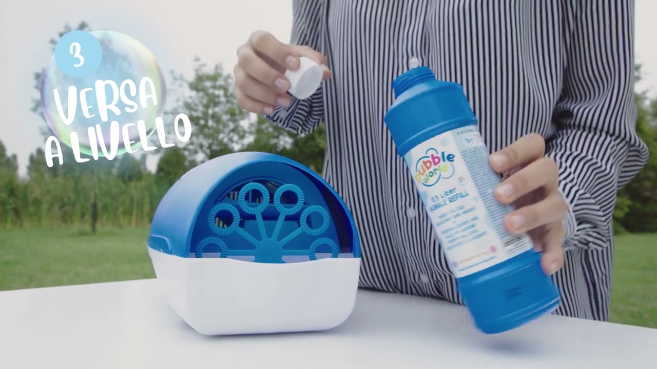 Bubble World - Tutorial macchina sparabolle di sapone