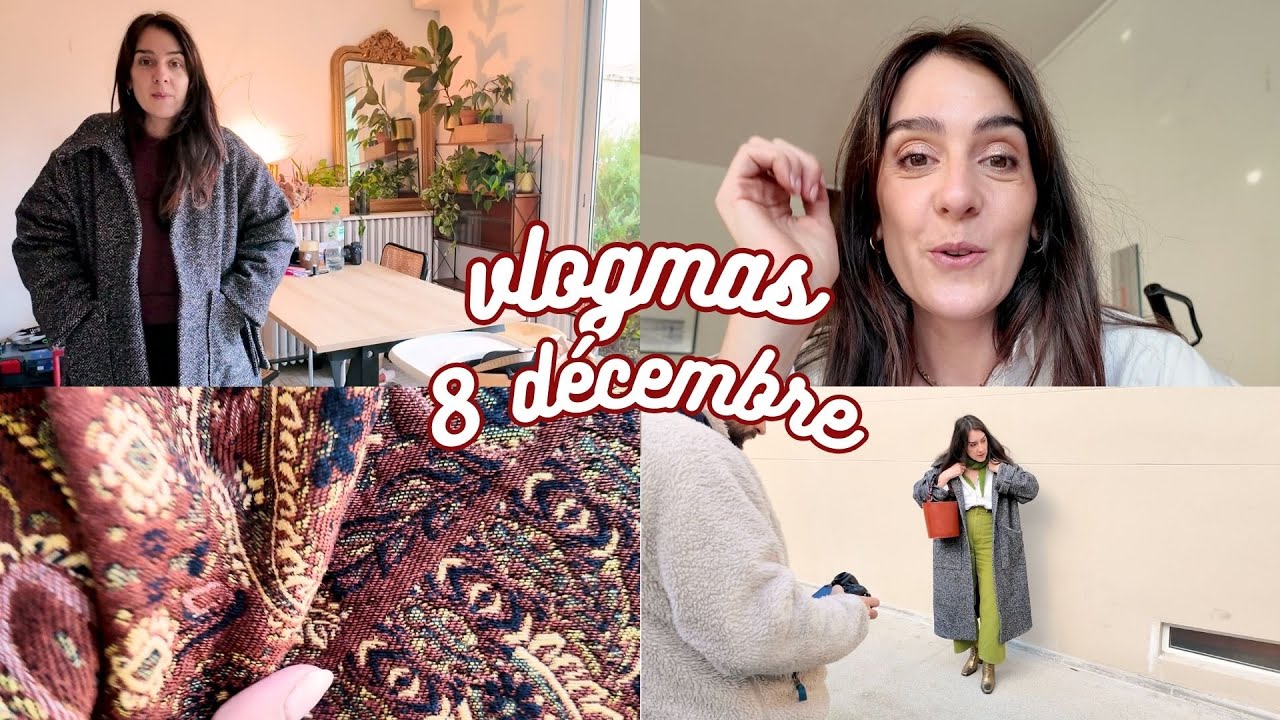 VLOGMAS #7 - LE Manteau est terminé 🥳