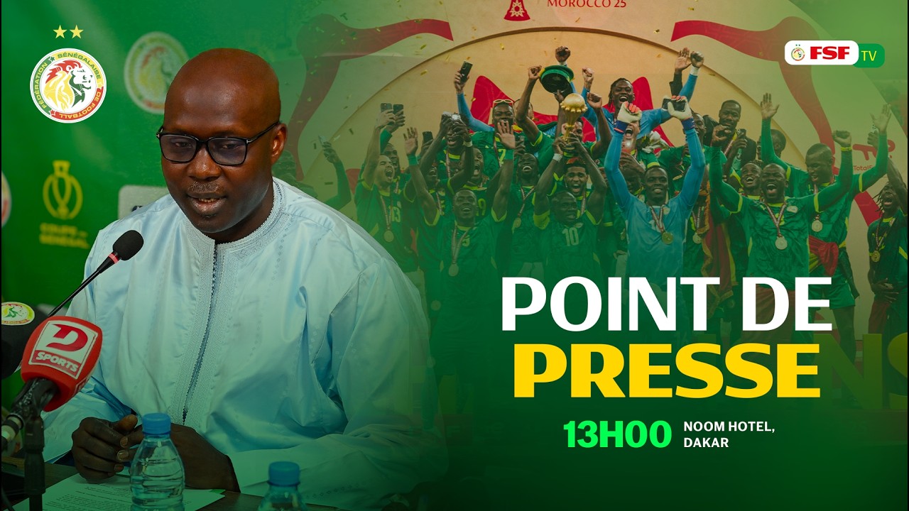 Point de Presse President Abdoulaye Fall