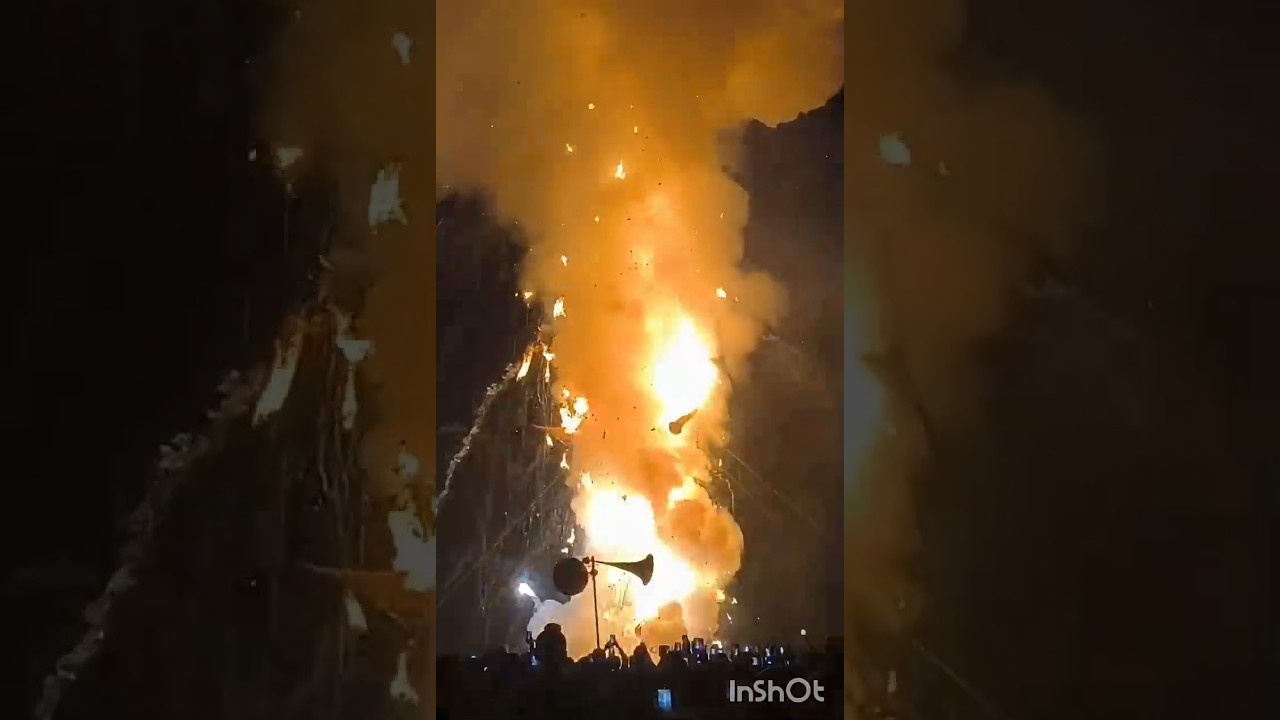 Dussehra 2025 Patiala 🔥 Grand Ravan Dahan Celebration!. 🔥1Headed Ravan Burnt in Patiala | Dussehra