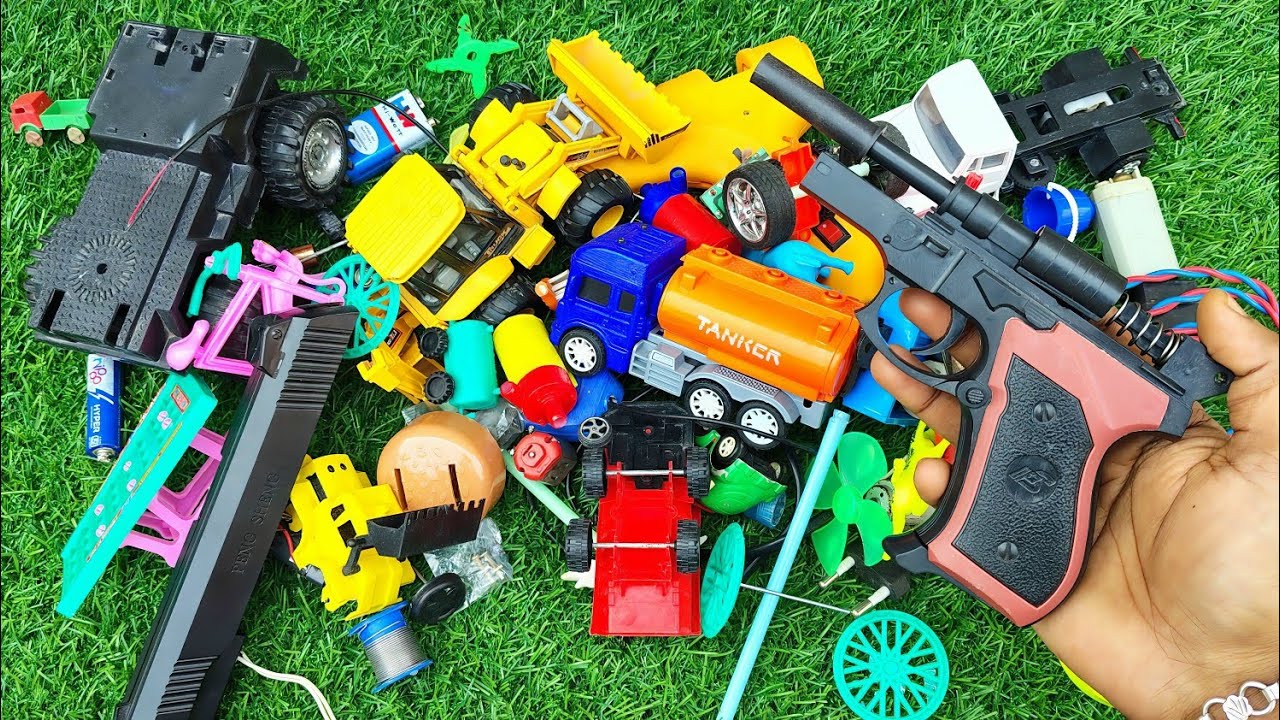 how to make awesome ideas from scrap | breaking and opening dc motor & repair toys  