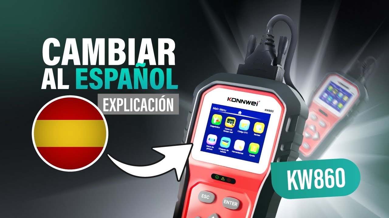 Cómo agregar idioma español en mi Konwei KW860