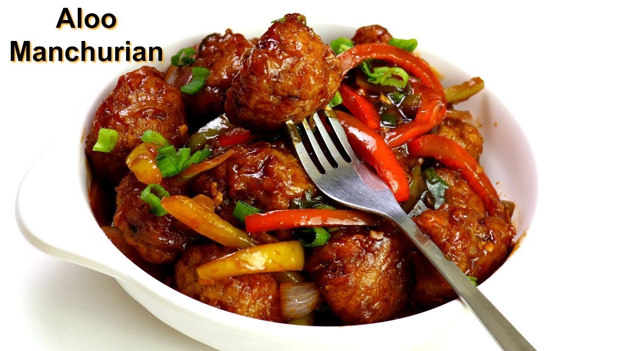आलू के क्रिस्पी मंचूरियन | Potato manchurian | Veg manchurian Recipe | KabitasKitchen
