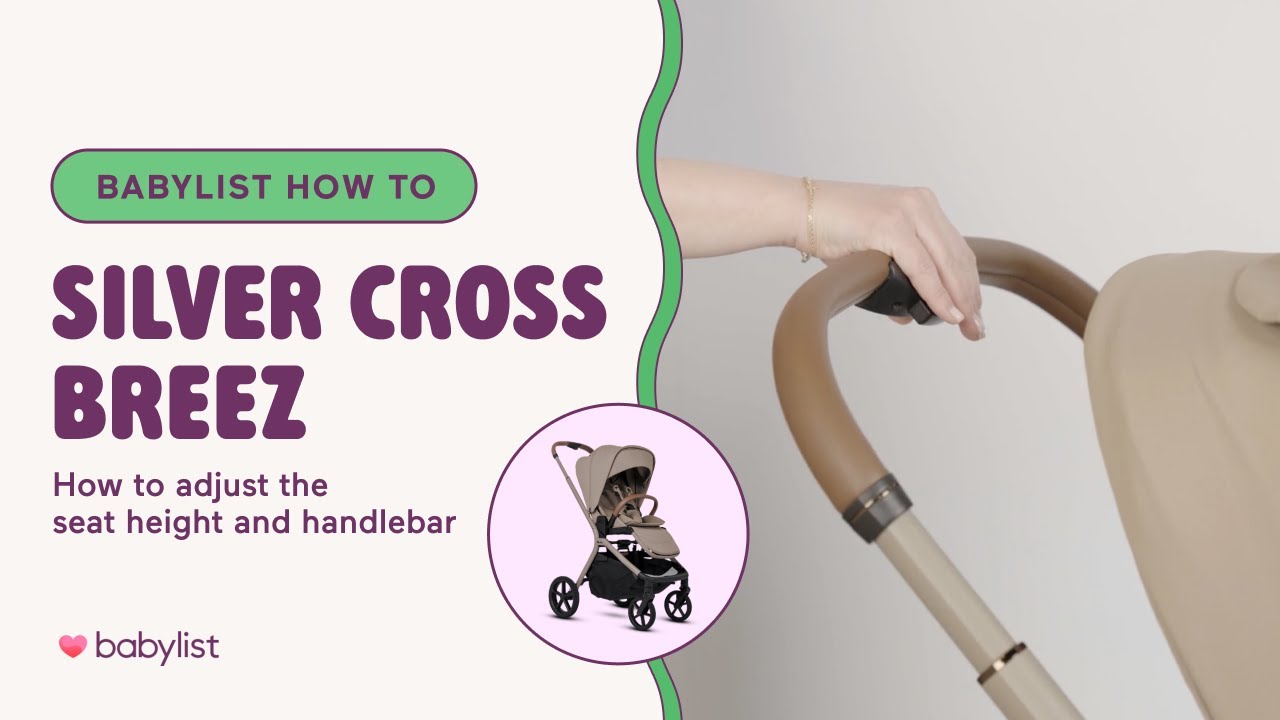 Руководство по регулировке высоты сиденья и руля велосипеда Silver Cross Breez