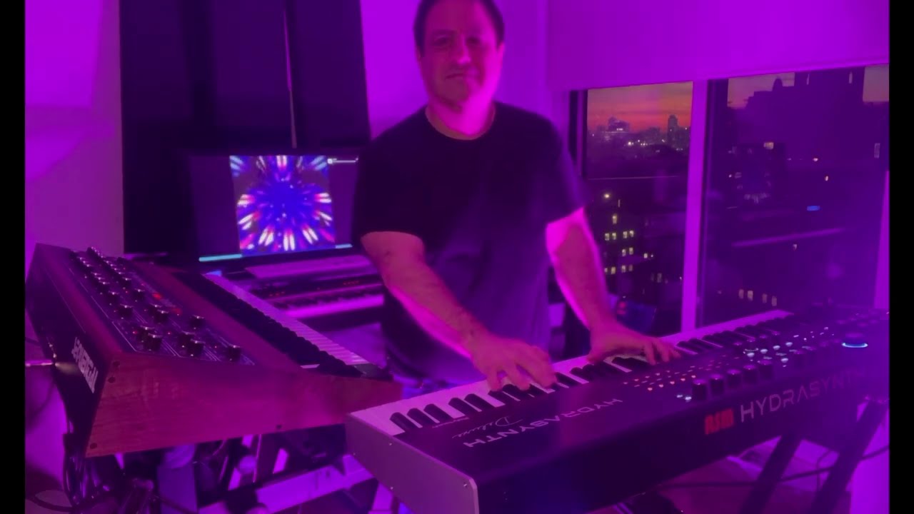 Psychedelic Synth Music Inspired by The Beatles Played Live on Hydrasynth and Prophet 5