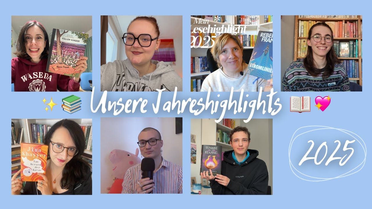 Unsere Lieblingsbücher 2025 | Community Video Jahreshighlights 📚