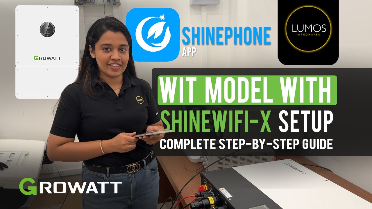 Growatt WIT model with ShineWiLan - X2 Setup Using ShinePhone App | Complete Step-by-Step Guide