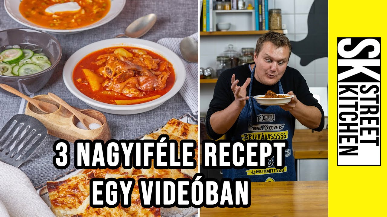 3 👵NAGYIFÉLE👵 recept egy videóban