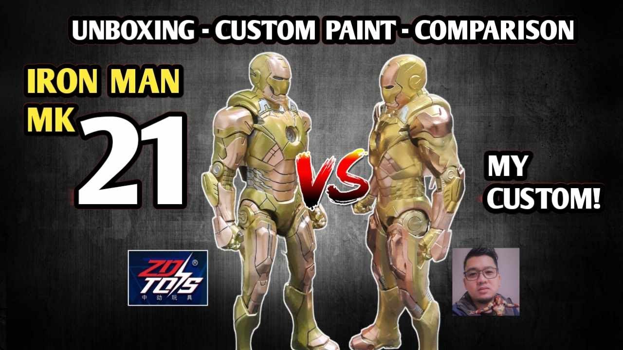 ZD Toys Iron Man Mark 21 Midas #unboxing #ironman #comparison
