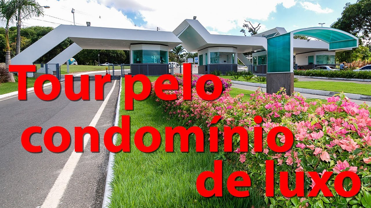 ❤️ Tour pelo condominio de luxo Encontro das Águas - DRONE 4K