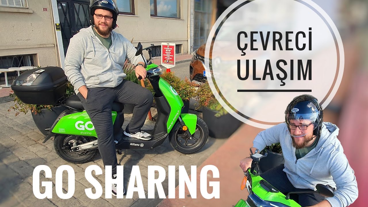 Dakikalık elektrikli moped kiralama Go Sharing inceleme