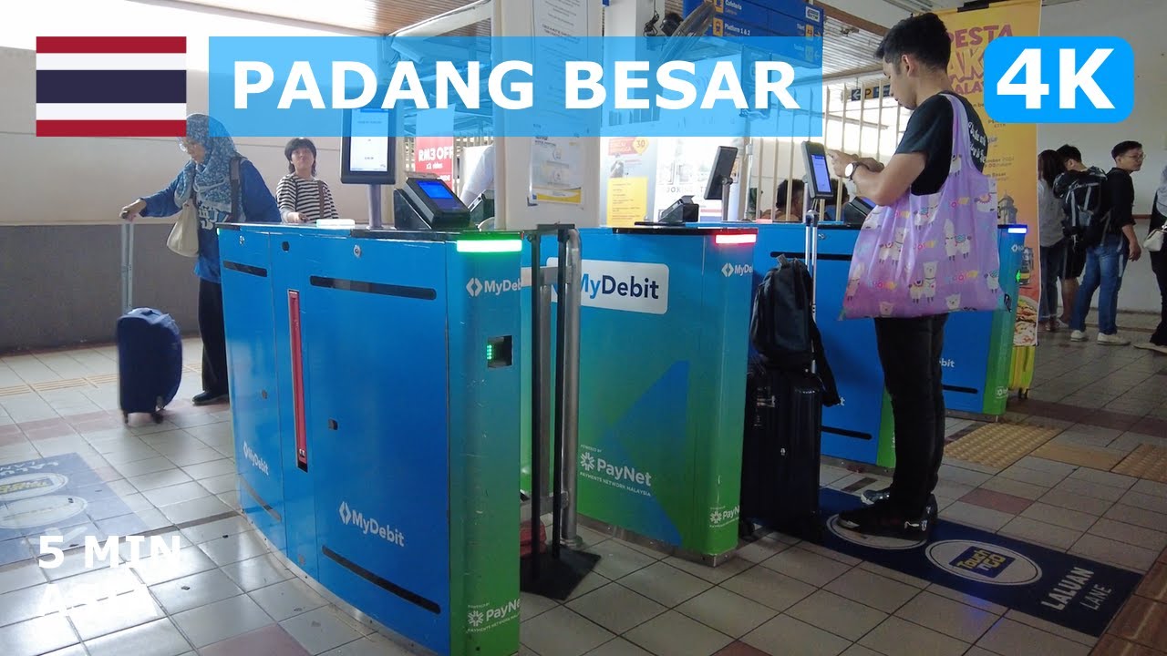 🇹🇭 Thailand - Padang Besar: 5 Minutes Tour - 4K