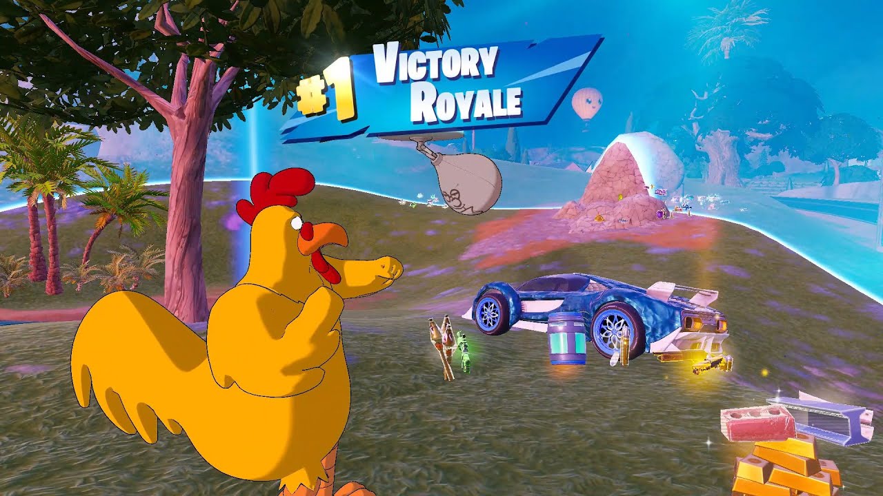 Fortnite Chapter Seven | The Giant Chicken Gameplay